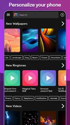 Ringtones & Wallpapers - Mob24 android App screenshot 7